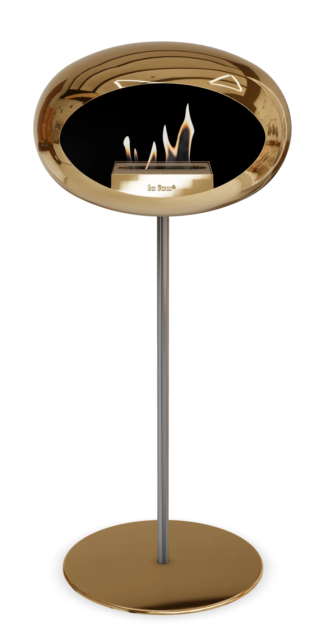 Le Feu Chromed Rose Gold Ground Steel High