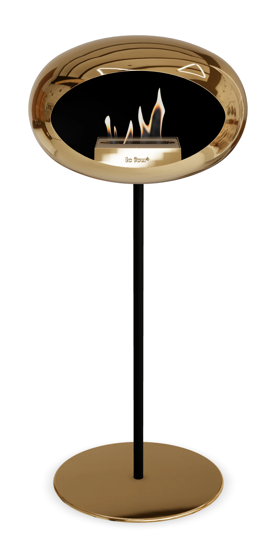 Le Feu Chromed Rose Gold Ground Steel High