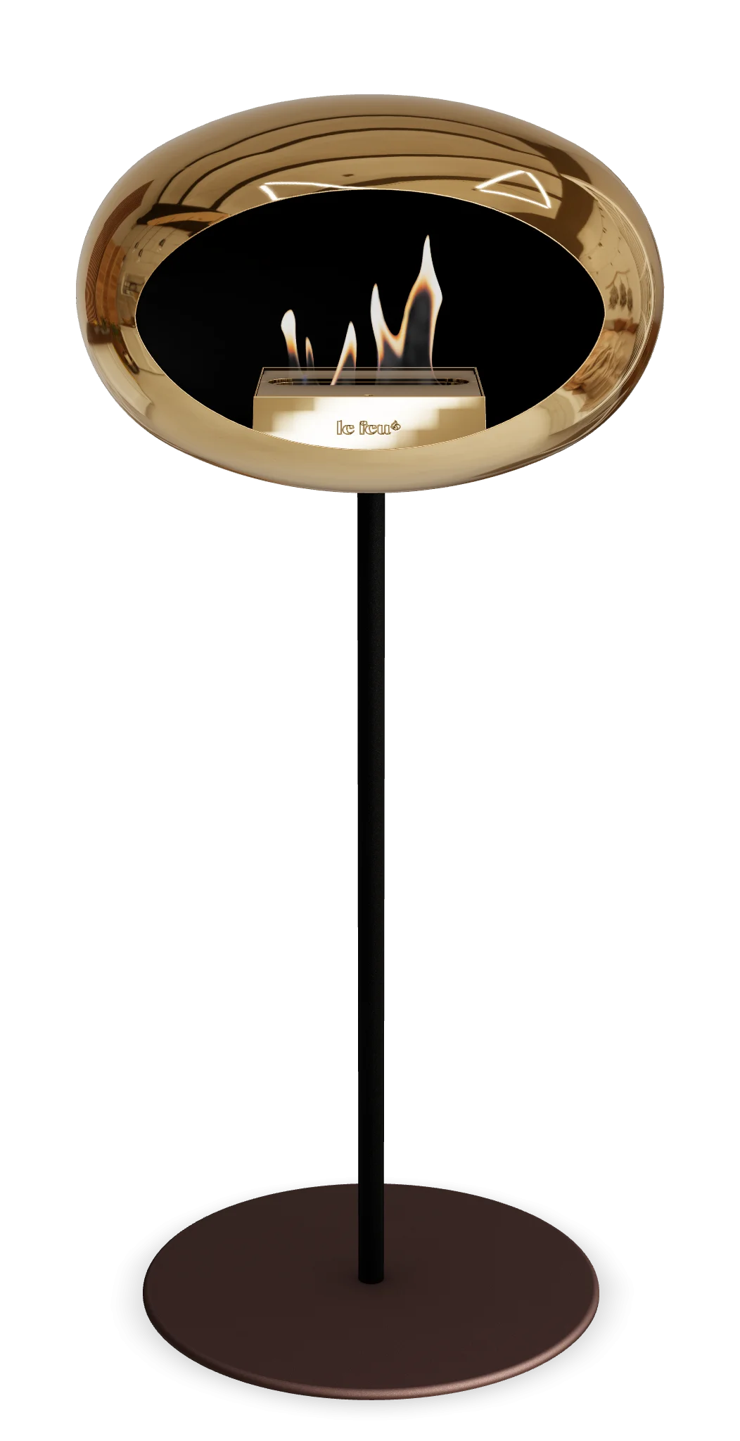 Le Feu Chromed Rose Gold Ground Steel High