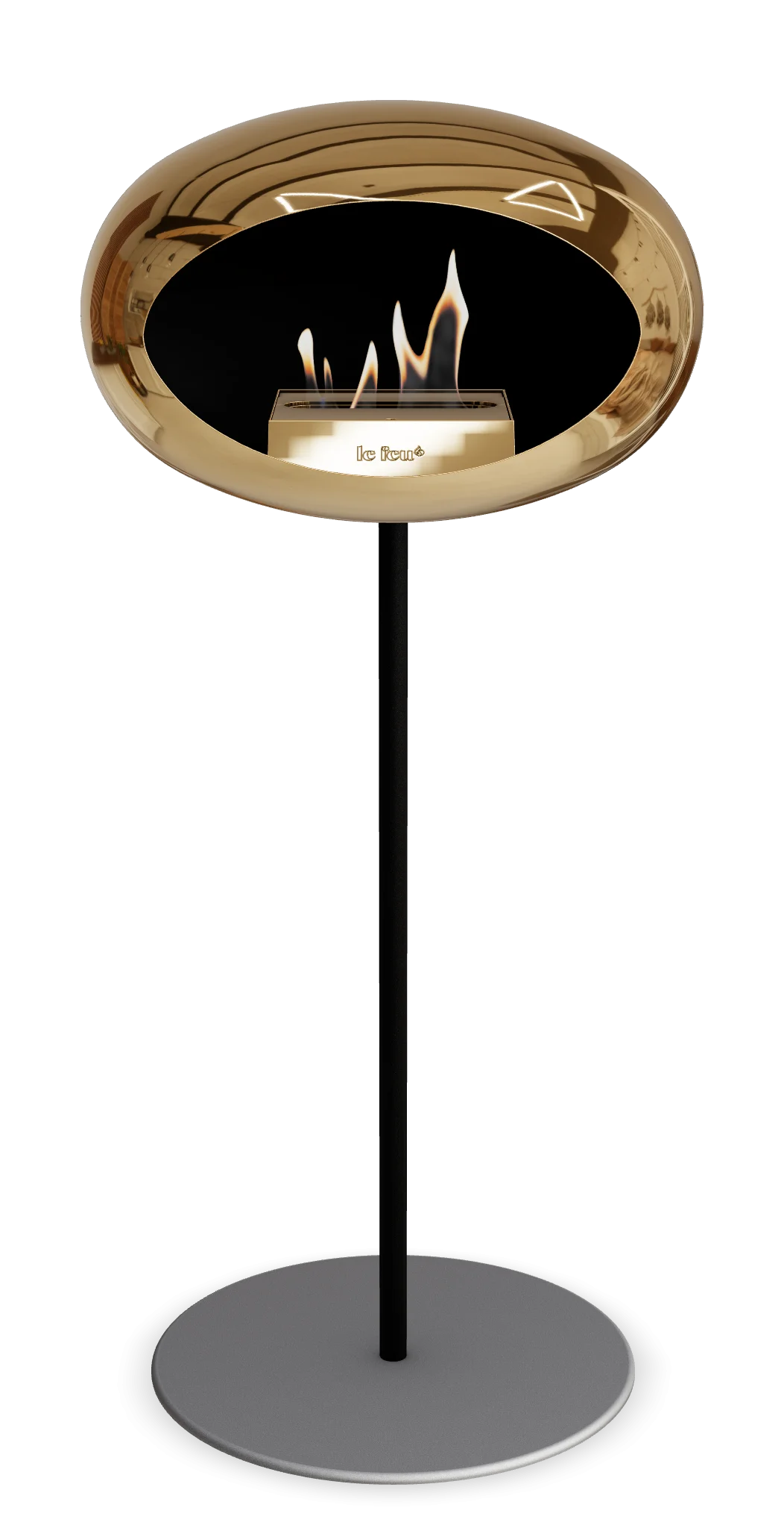 Le Feu Chromed Rose Gold Ground Steel High