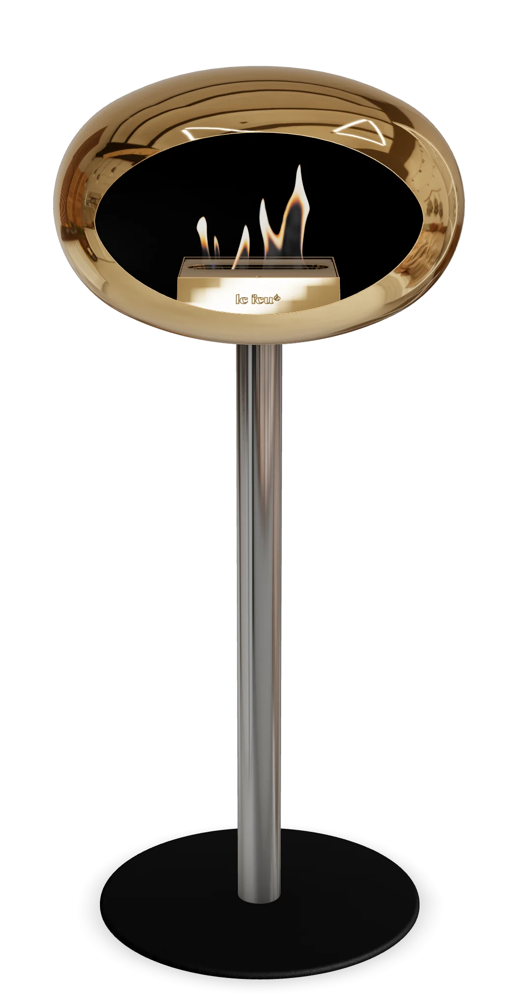 Le Feu Chromed Rose Gold Ground Steel High