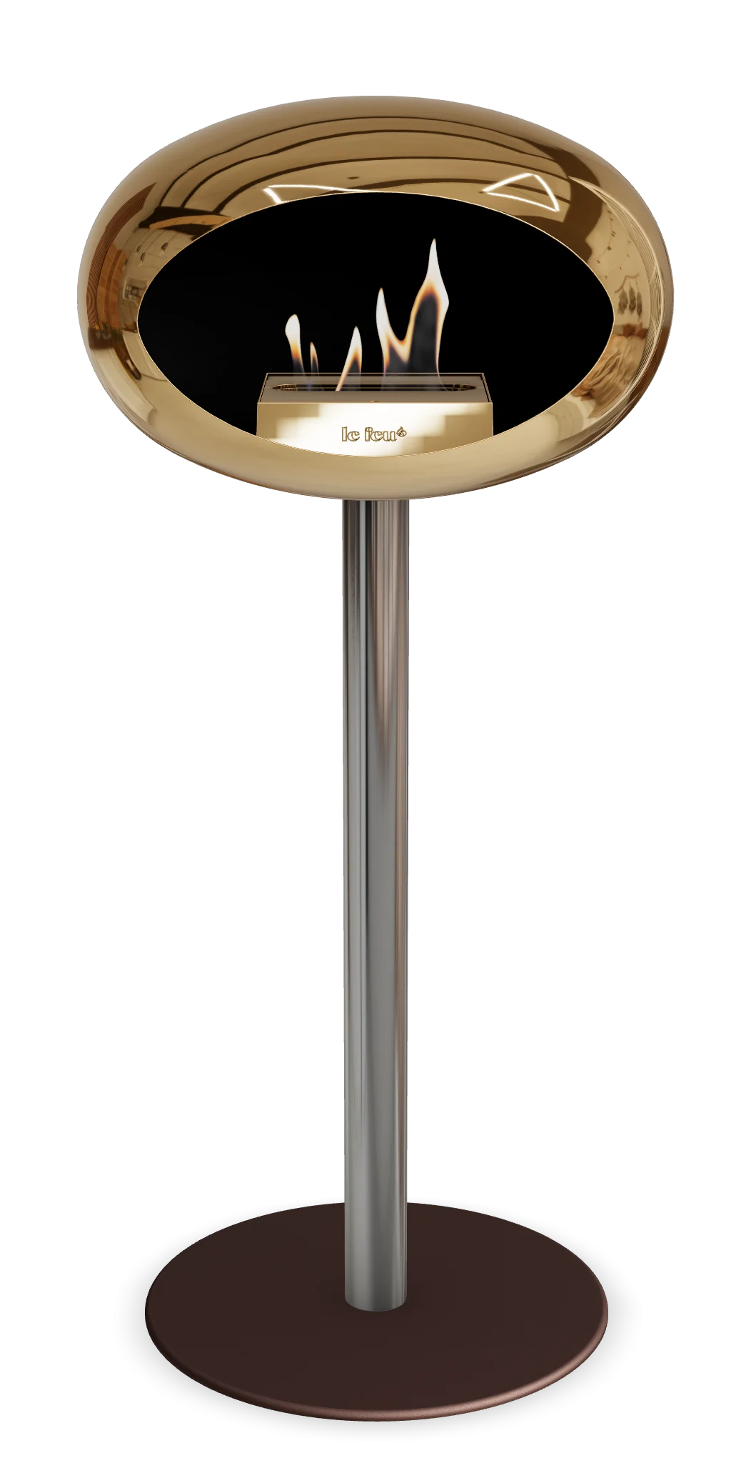 Le Feu Chromed Rose Gold Ground Steel High