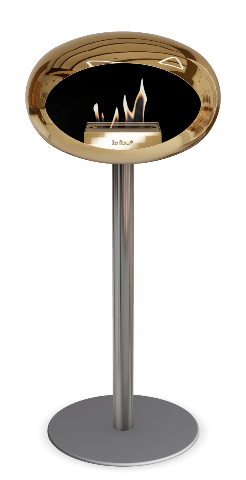 Le Feu Chromed Rose Gold Ground Steel High