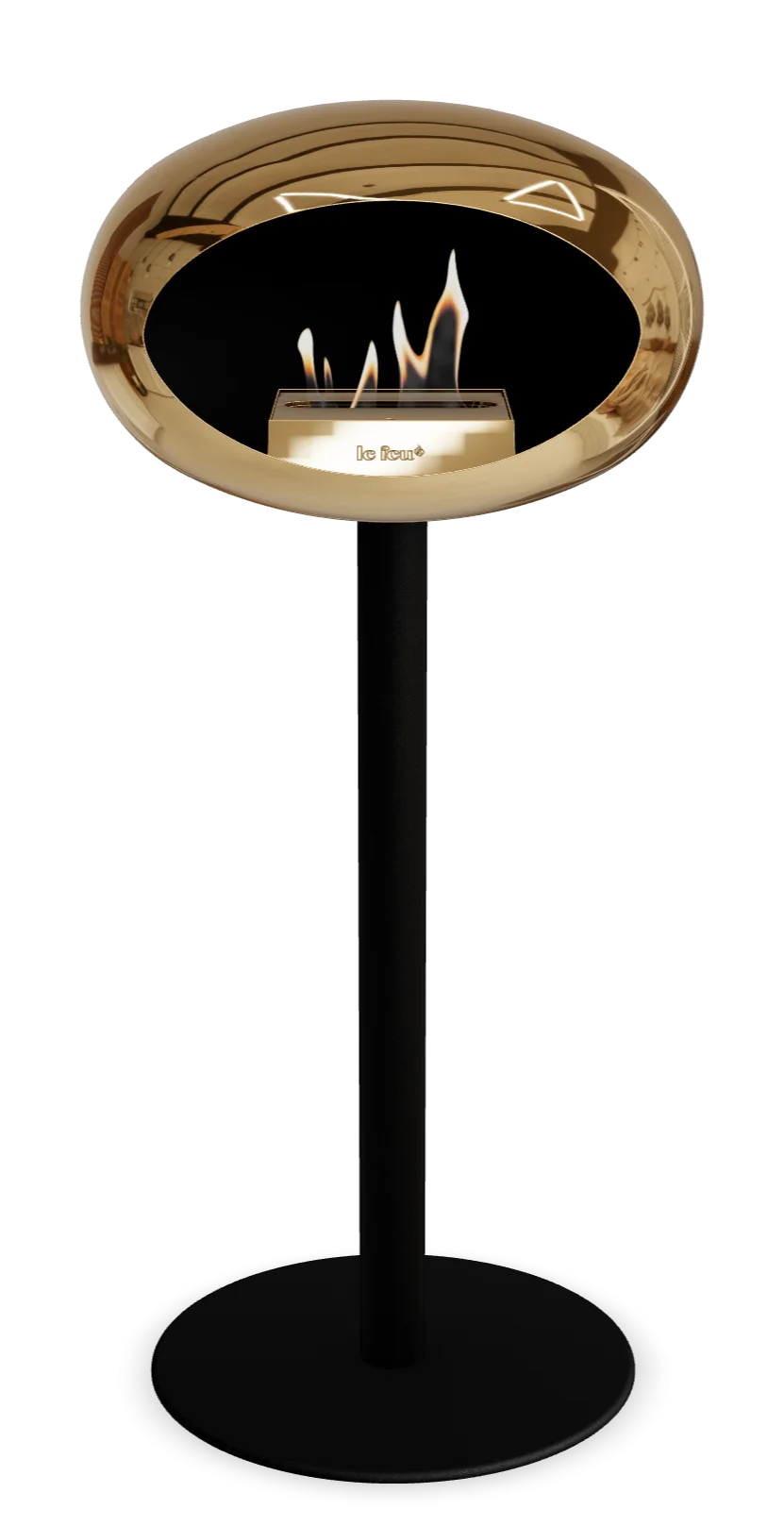 Le Feu Chromed Rose Gold Ground Steel High