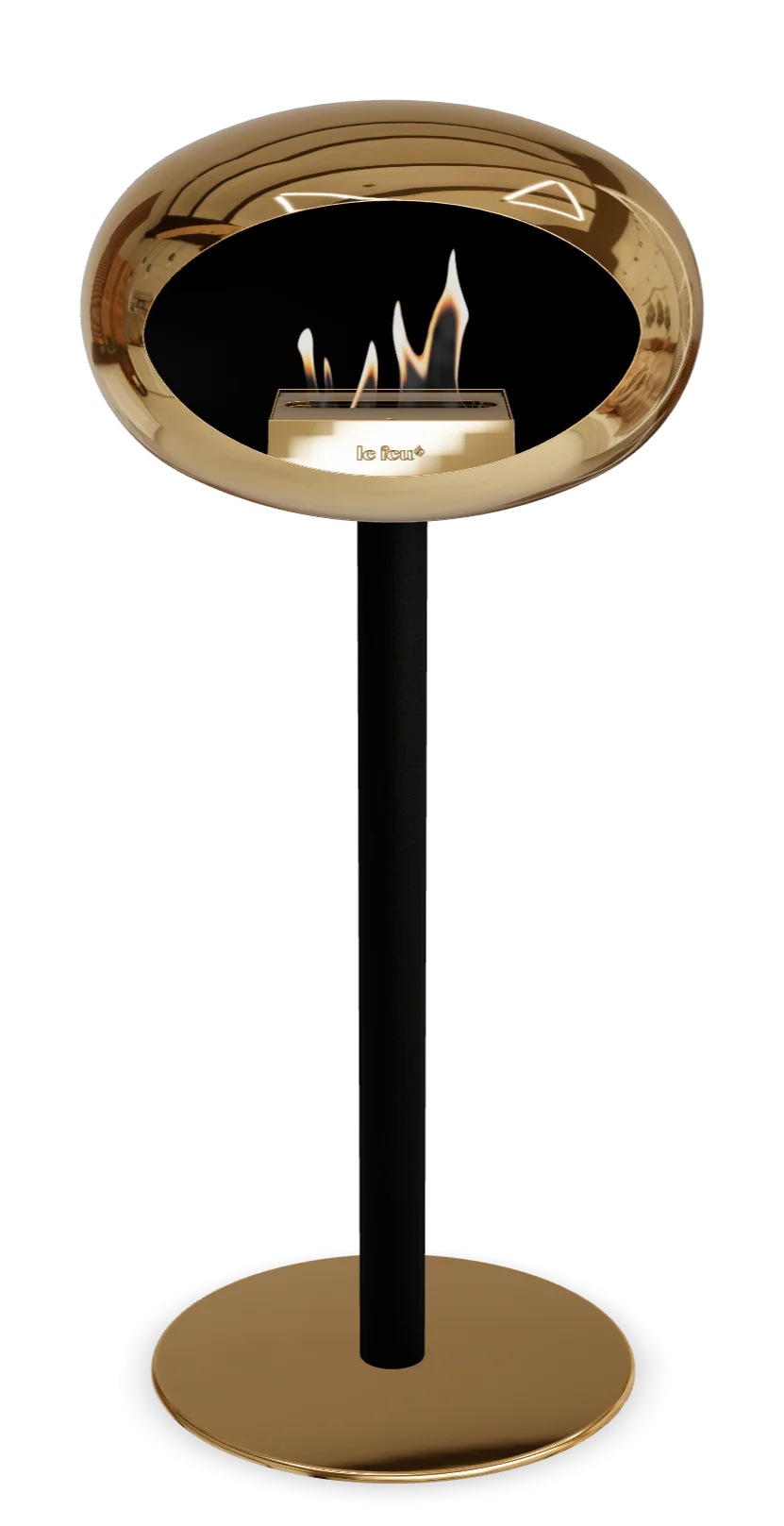 Le Feu Chromed Rose Gold Ground Steel High