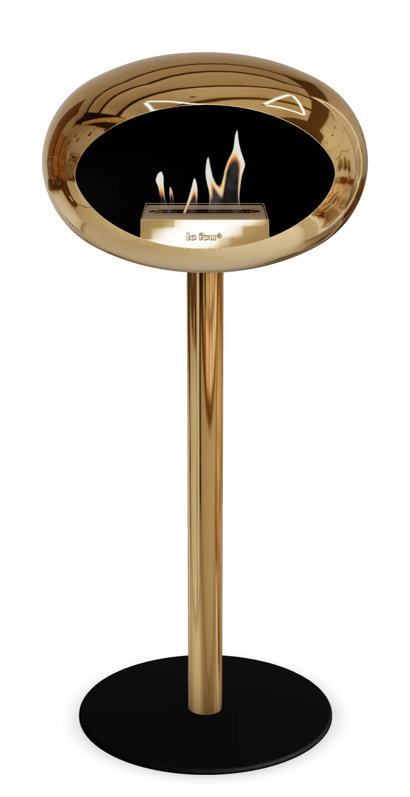 Le Feu Chromed Rose Gold Ground Steel High