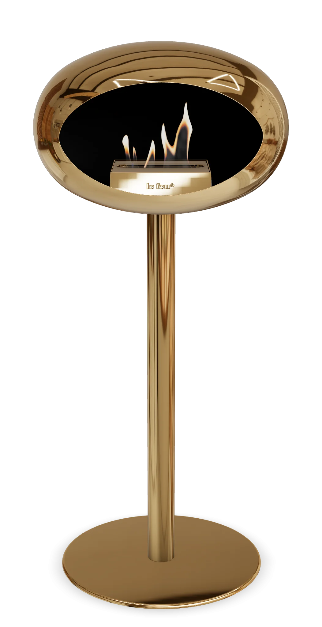 Le Feu Chromed Rose Gold Ground Steel High