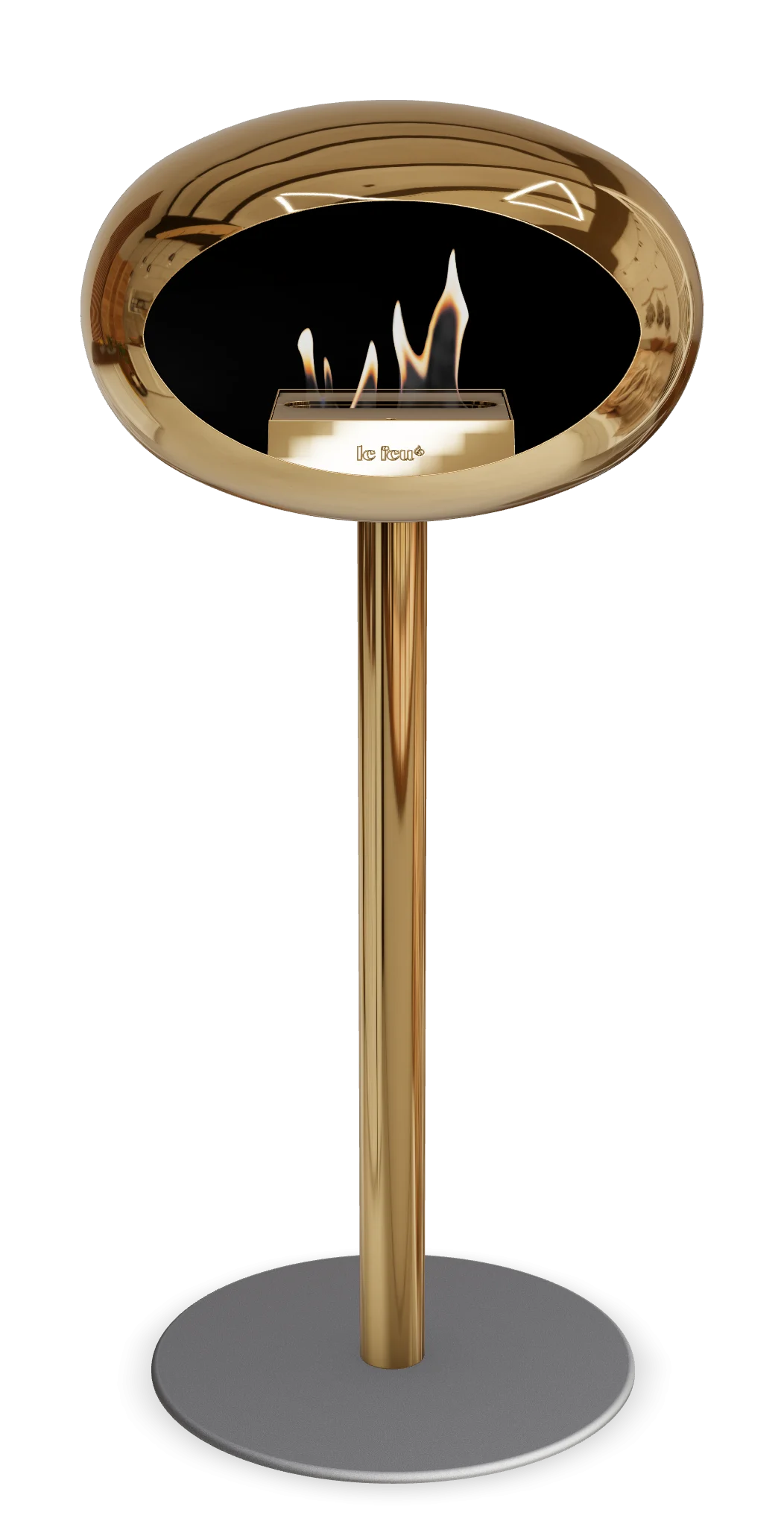 Le Feu Chromed Rose Gold Ground Steel High