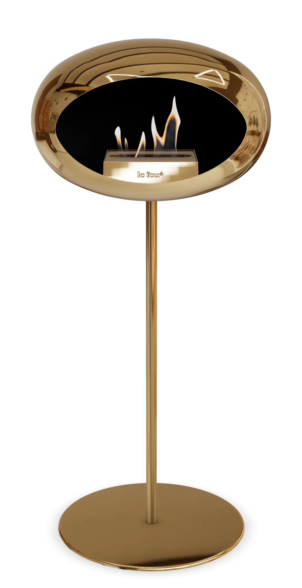 Le Feu Chromed Rose Gold Ground Steel High