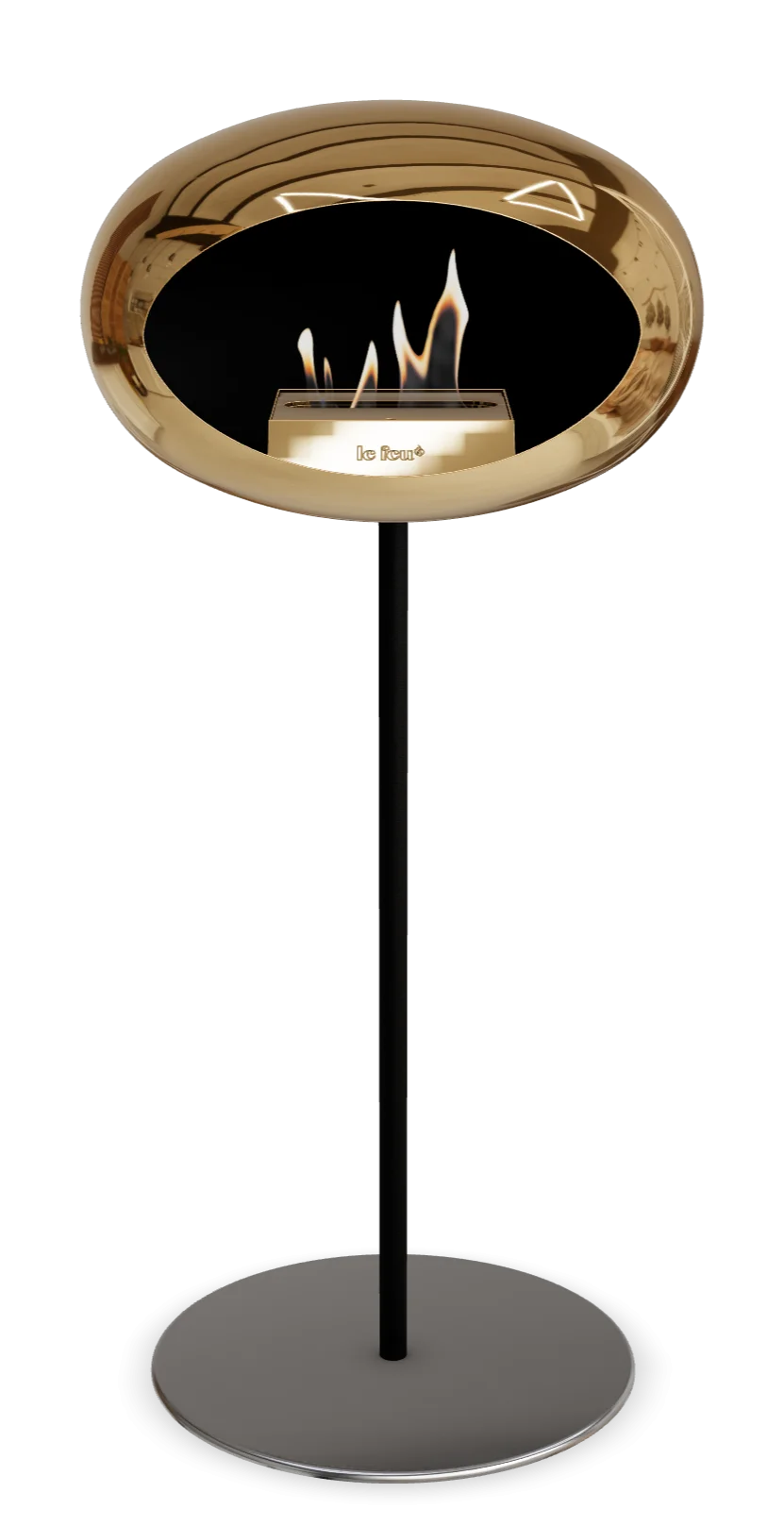 Le Feu Chromed Rose Gold Ground Steel High