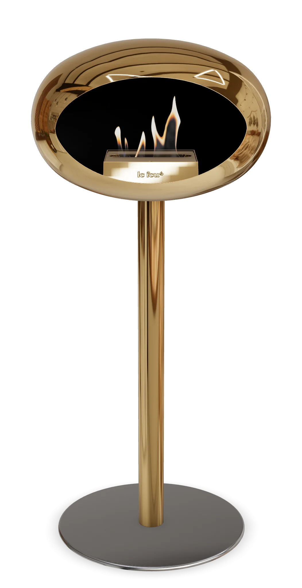 Le Feu Chromed Rose Gold Ground Steel High