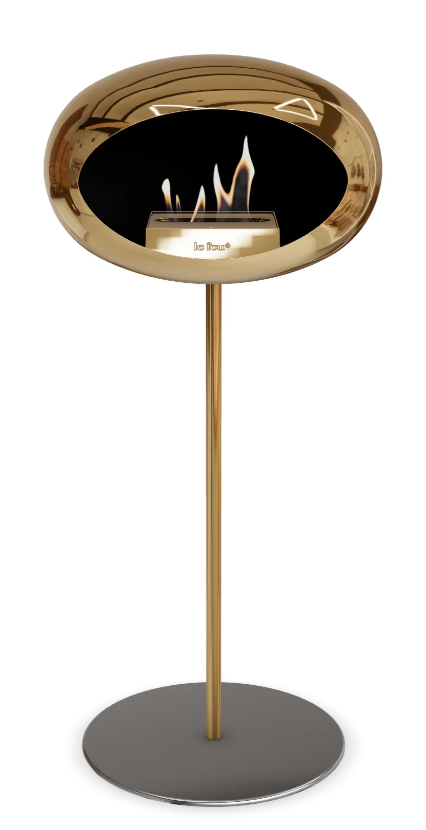 Le Feu Chromed Rose Gold Ground Steel High