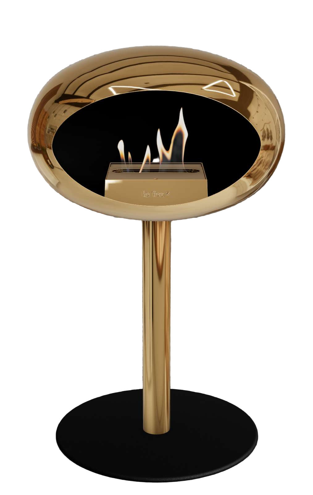 Le Feu Chromed Rose Gold Ground Steel Low