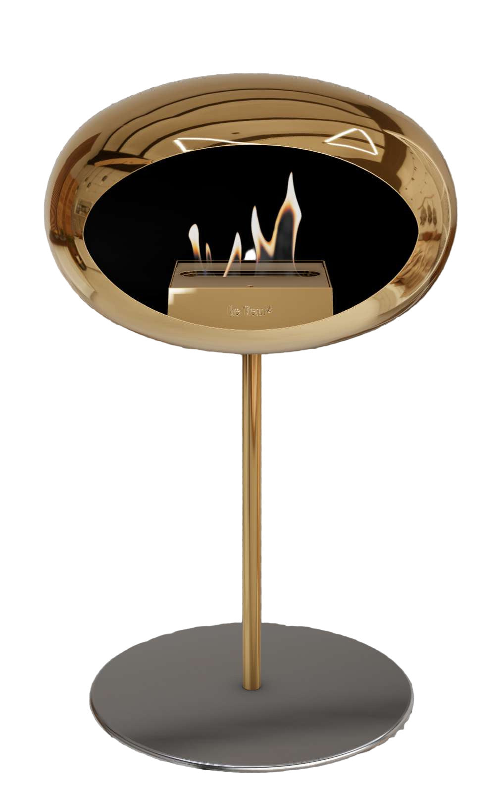 Le Feu Chromed Rose Gold Ground Steel Low