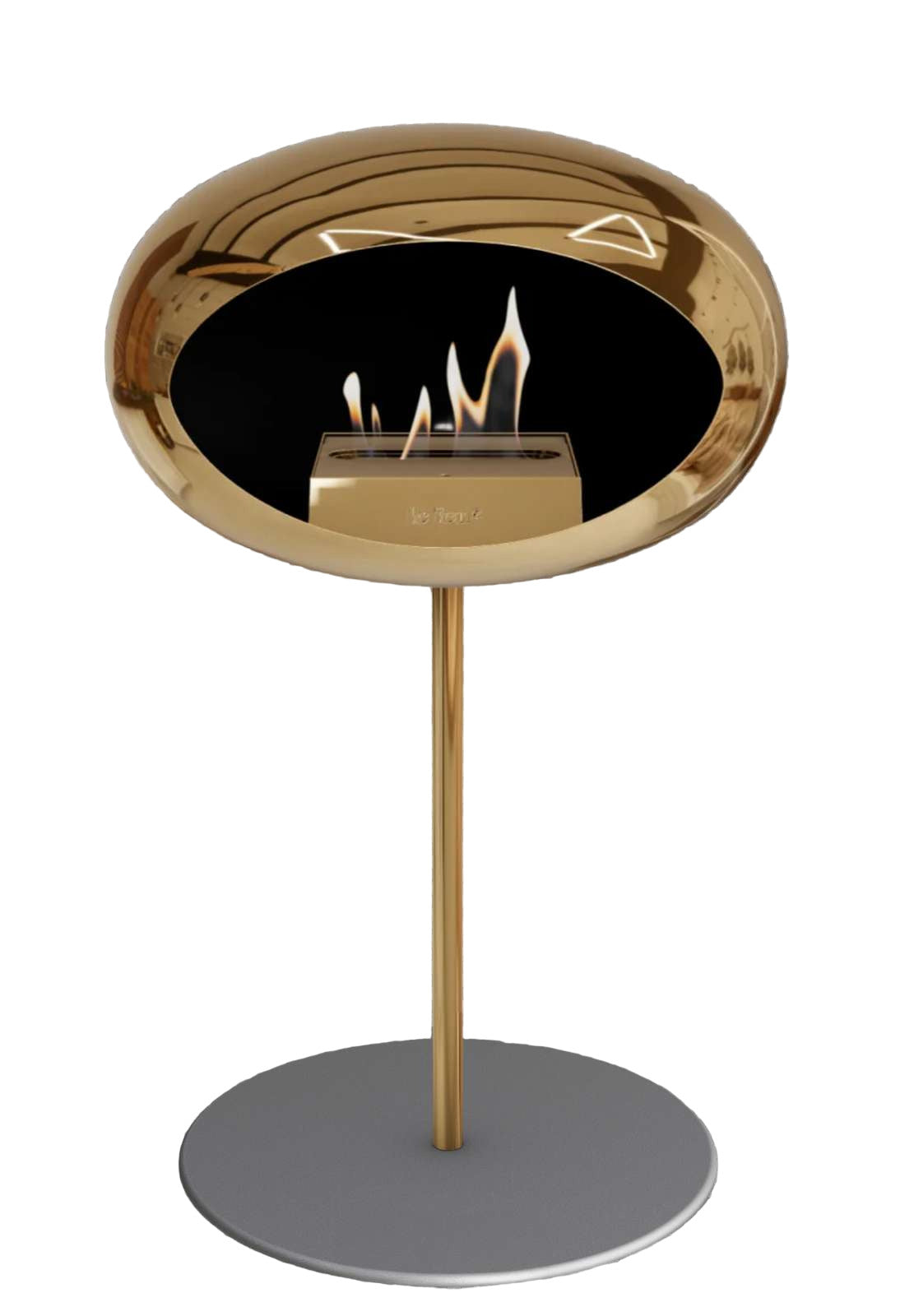 Le Feu Chromed Rose Gold Ground Steel Low