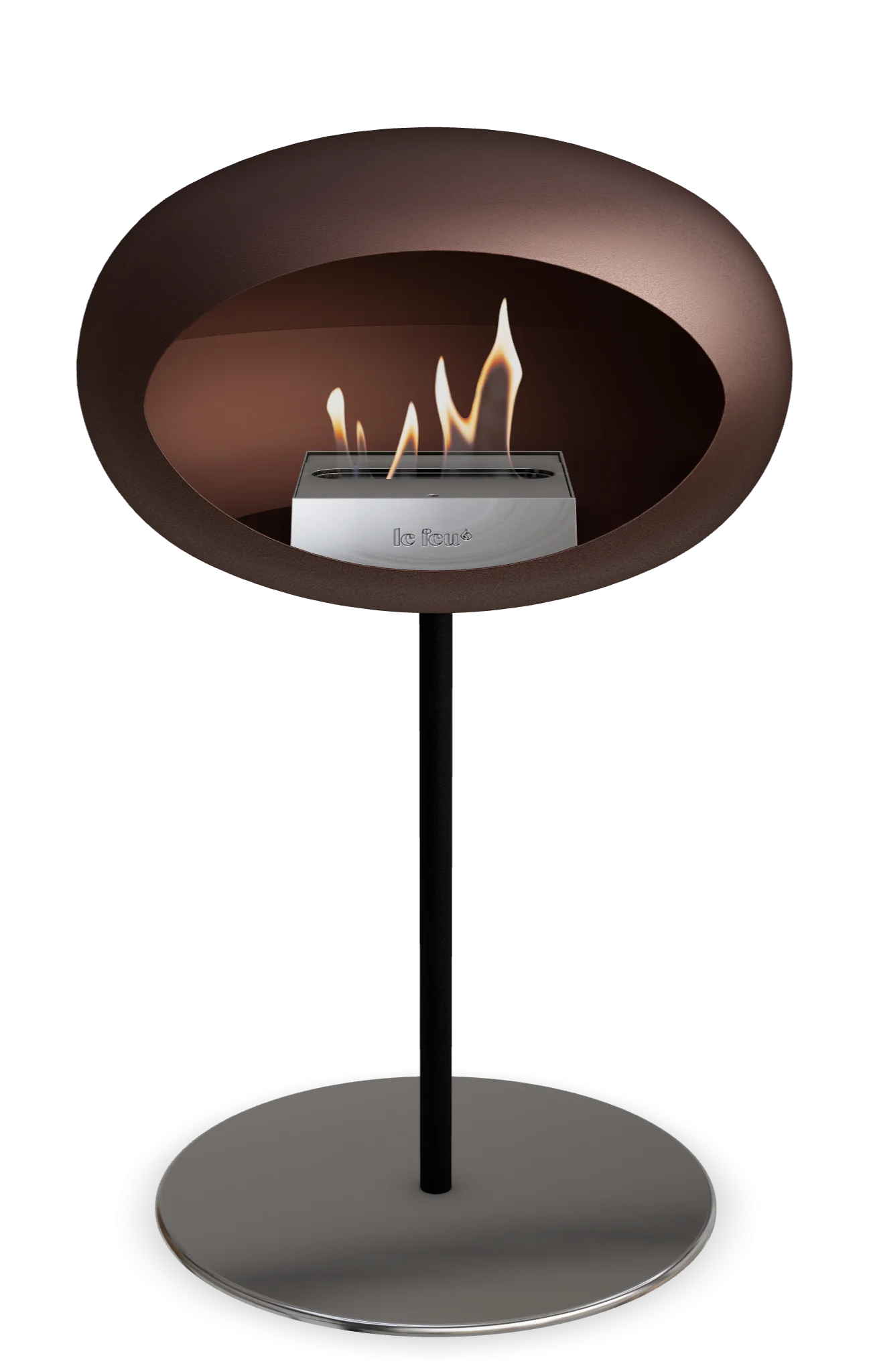 Le Feu Mocca Ground Steel Low