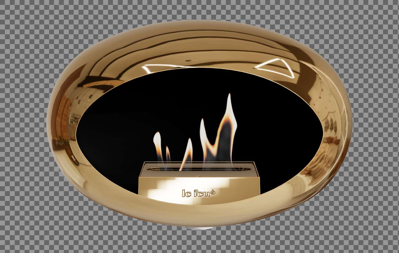 Le Feu Wall Chromed Rose Gold