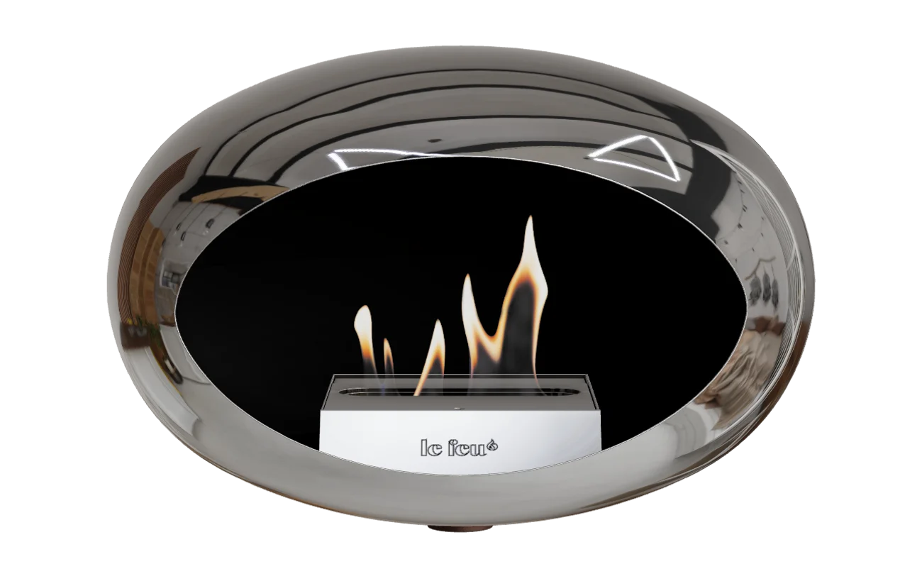 Le Feu Wall Chromed Silver