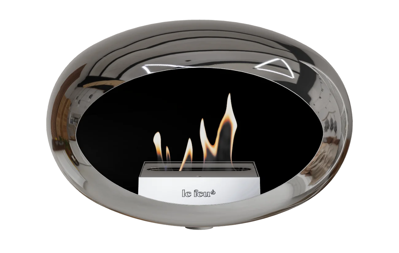 Le Feu Wall Chromed Silver