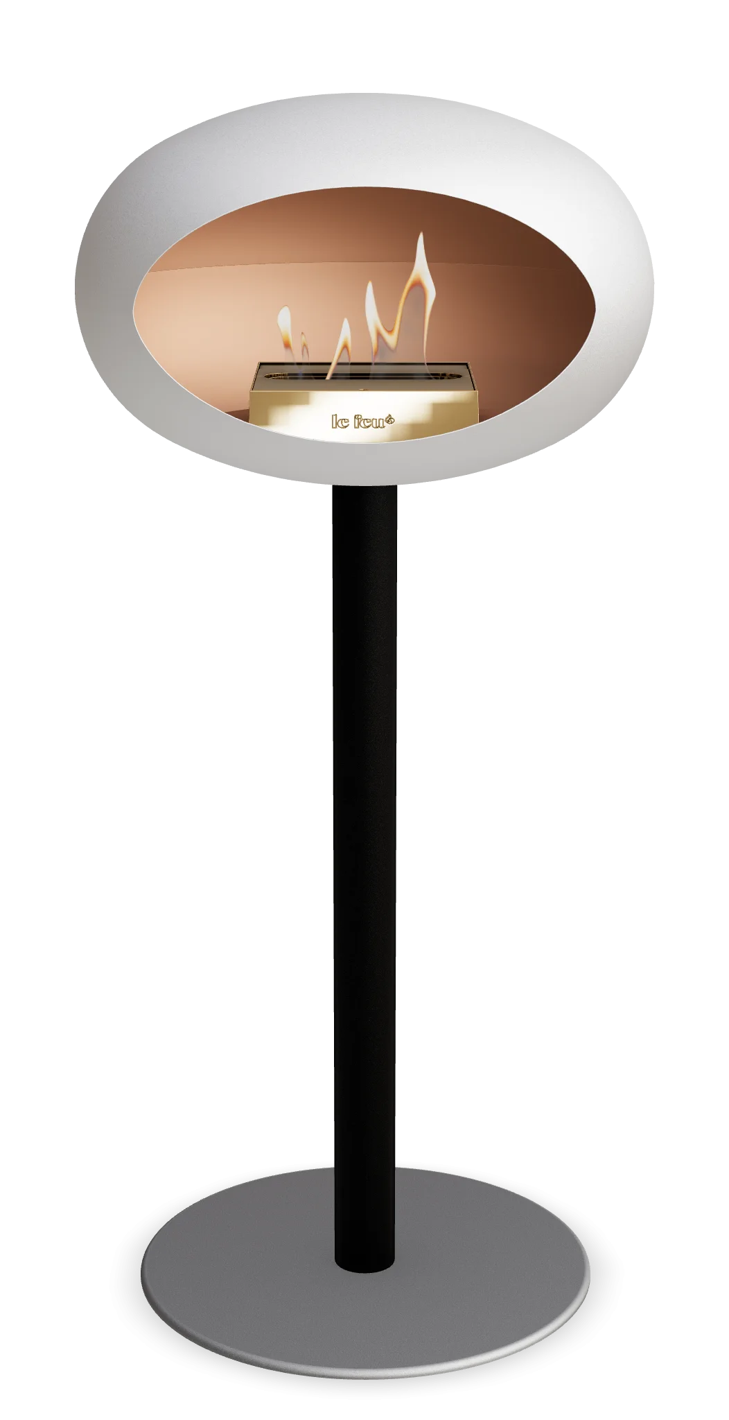 Le Feu White Ground Steel High