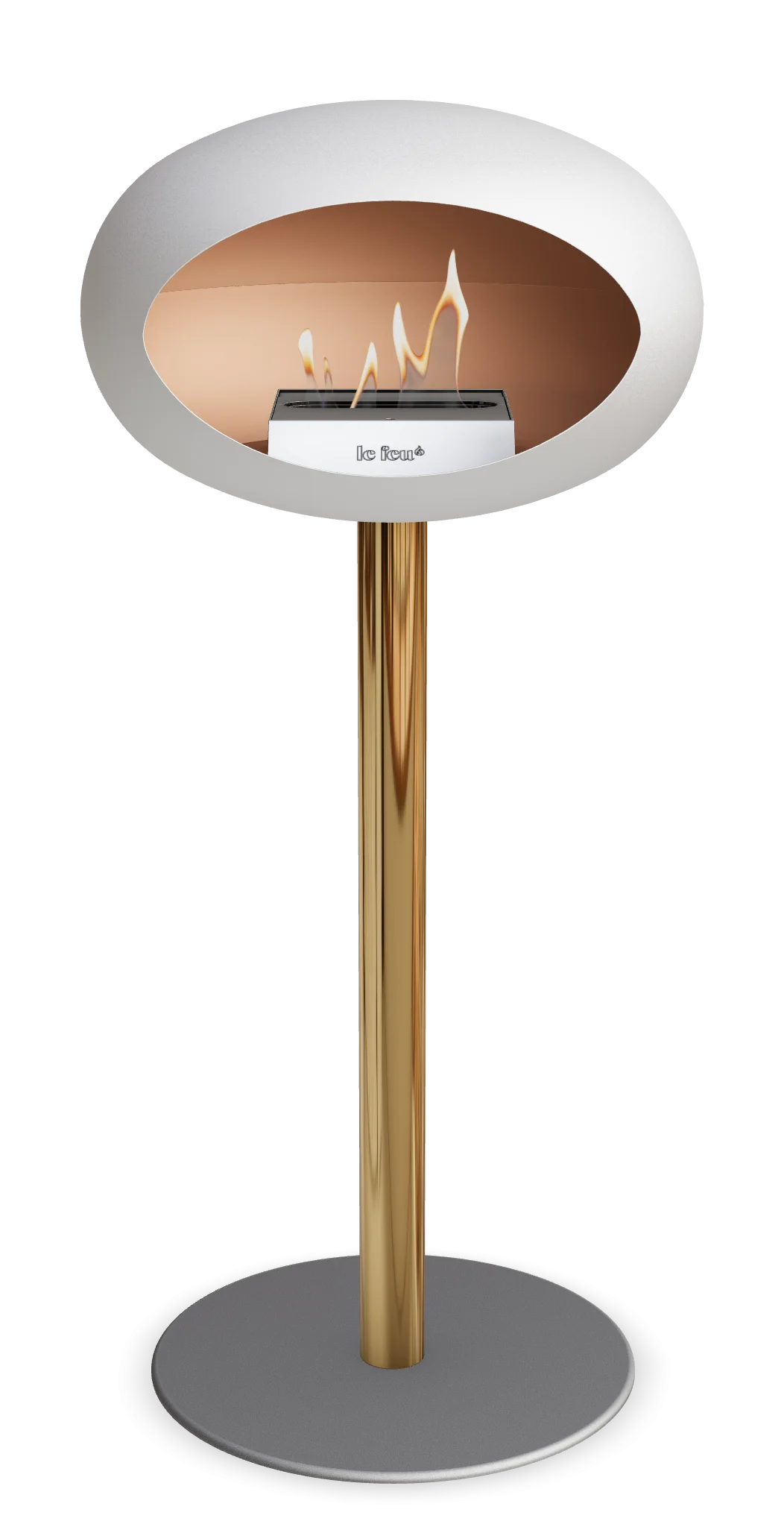 Le Feu White Ground Steel High