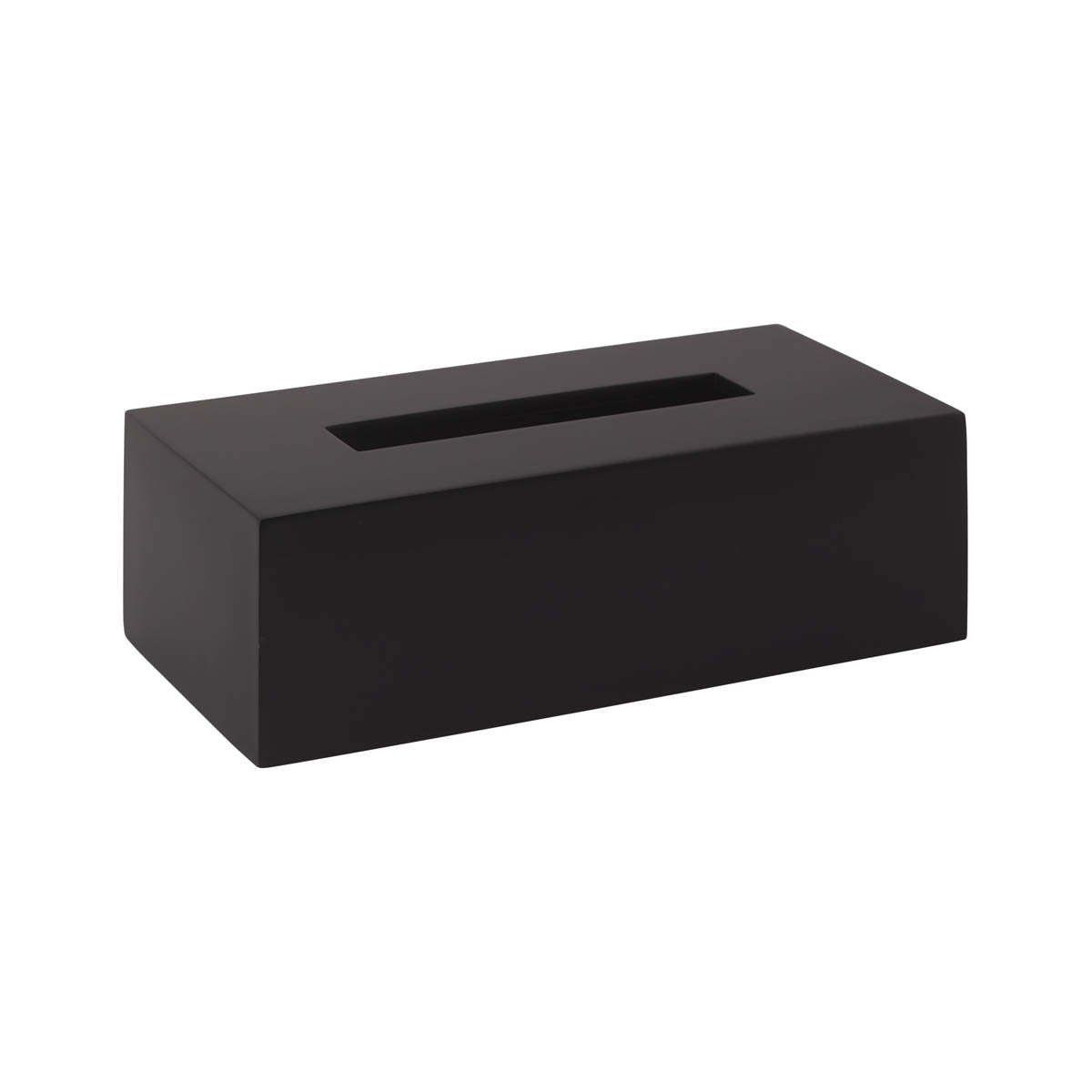 Aquanova MOON Taschentuchbox in Schwarz – Produktansicht.
