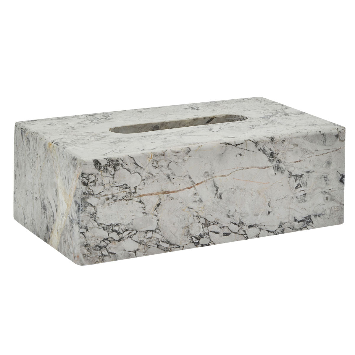 Aquanova NERO Taschentuchbox in Alba – Produktansicht.
